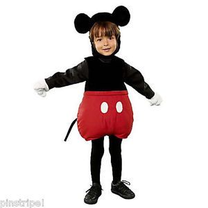 Disney Exclusive Mickey Mouse Plush Costume Toddler Infant Costume No Gloves