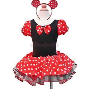Xmas Disney Minnie Mouse Baby Girl Kid Fancy Party Costume Dress Up Gift Sz 2 10