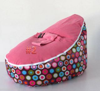 Baby Bean Bag Toddler Kids Portable Seat with Attachable Portable Bouncer Chair