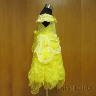 CP080604 BNWT Yellow Belle Baby Toddlers Girls Princess Dress Up Costume 2 3T 2