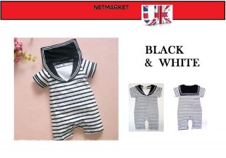 New Baby Boy Sailor Romper Fancy Costume 0 18 M Marine Outfit Cute Playsuit