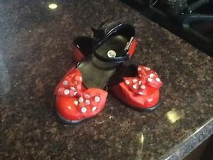 Toddler Girls Sz 9 10  Minnie Mouse Shoes Perfect to Match Costume