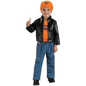 Lil' Cruiser Harley Davidson Toddler Baby Boys Biker Dude Halloween Costume