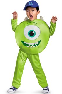Monsters Inc University Mike Wazowski Classic Toddler Costume