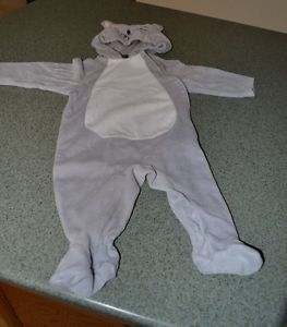 Baby Boy or Girl Mouse Halloween Costume Hooded Suit One Piece Size 6 9 Months