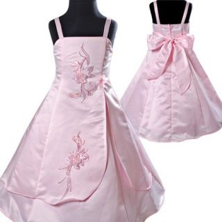 KD181 14 Pink Girls Wedding Pageant Dress Jacket 11 13T