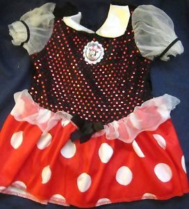 Disney Baby Minnie Mouse Costume Dress Sz 12 18 mos Halloween