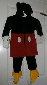 Disney Mickey Mouse Baby Infant Halloween Costume 24 Months Toddler 2T
