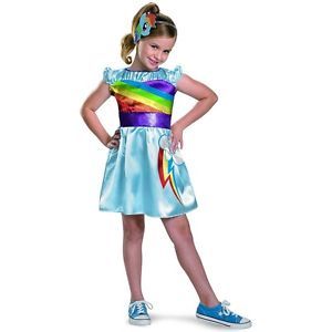Rainbow Dash TV Classic My Little Pony Child Toddler Girls 80s Halloween Costume