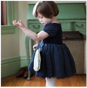 Baby Girl Clothing Dot Outfit Short Sleeves Mesh Dress 80 for 9 12M Toddler