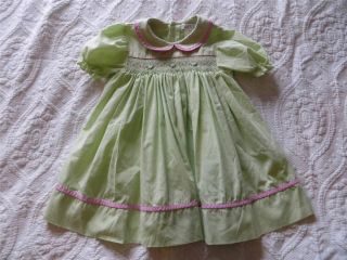 Adorable Baby Girl Spring Summer Petit Ami Smocked Dress 12 Months Easter