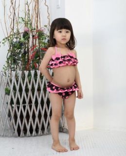 Girls Kids Swimwear Tankini Swimsuit Bikini Bathers size2 8Y Swiming Costume