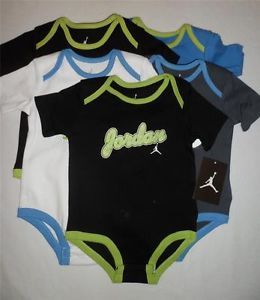 Nike Air Jordan Baby Boys Bodysuits Shirts Clothes Lot Set Sz 3 6M 6 Months