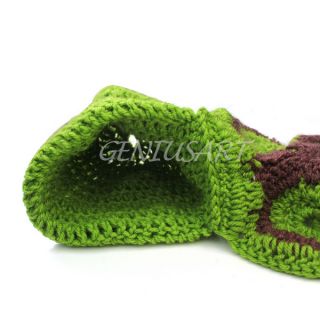 New Green Brown Handmade Crochet Infant Tortoise Newborn Tortoise Turtle Costume