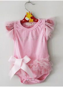 1pcs Kid Baby Girl Princess Short Top Suit Dress Costume Cloth Clothing 0 18M