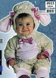 Adorable Infant Child Lil' Lamb Halloween Costume 6 12 Months Way Too Cute