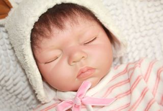 Adorable Reborn Baby Dolls Eyes Closed Lifelike Baby Doll Olivia 20" Reborns