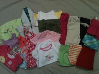 Huge Toddler Girl Clothes Lot BabyGap Carters Old Navy Size 24 MO 2T