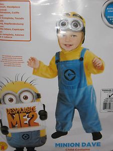 DESPICABLE ME 2 MINION DAVE INFANT TODDLER COSTUME 6 12 MONTHS BABY NEW Baby