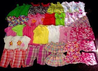 Baby Toddler Twin Girl Clothes Outfits Size 24 Months Spring Summer Lot