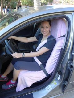 Neatseat Clean Microfiber Front Rear Car Seat Protector Cover Towel Pink