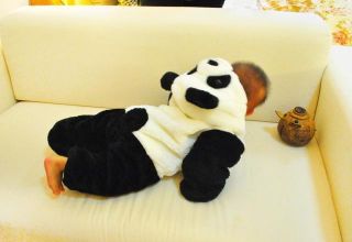 Cute Panda Baby Warmer Costume Sleeping Bag Climb Clothes