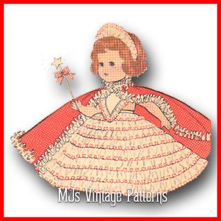 Vtg Doll Clothes Pattern Cowgirl Dress 10" 11" Tiny Terri Lee Littlest Angel