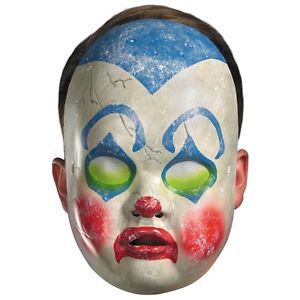 Clown Baby Doll Mask Costume Accessory Adult Scary Creepy Halloween