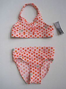 Baby Gap Girl's Fruit Slice Polka Dot Bikini Swimsuit Sizes 12M 4T