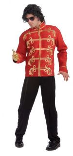 Michael Jackson Thriller 80s Red Military Prince Jacket Adult Mens Costume Icon