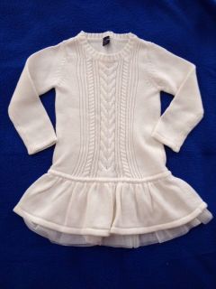 Baby Gap Cable Sweater Dress Sz 4T