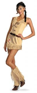 Tonto Sassy Sexy Lone Ranger Adult Womens Costume Ranch Theme Party Halloween