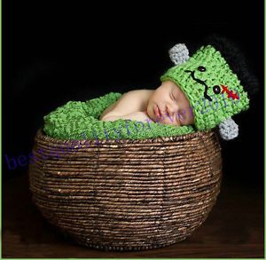 New Newborn Baby Boy Girl Hand Crochet Knit Hat Cap Photography Photo Prop K46