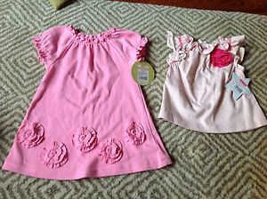 Circo and Isabelle Max Baby Girl Clothes Dress and A Shirt Pinks