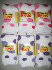 Cotton Random Polka Dot Capri Leggings Tights Country Kids Sizes Fits Ages 1 8