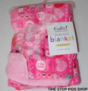 Double Sided Sherpa Blanket Plush Throw Infant Toddler Boys Girls Bedding