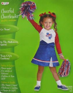 Disguise Toddler Girls 'Cheerful Cheerleader' Halloween Costume