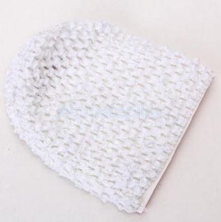 3X Cute Crochet Versatile Beanie Hat Cap for Baby Infant Girl White
