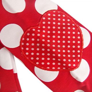 Polka Dots Girls Hooded Top Kids Minnie Mouse Bow T Shirt Costume 12M 5 Xmas