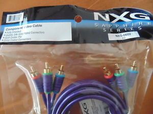 NXG RCA Digital Home Car Audio Video Cable Subwoofer Cord 2 Meters Sony Bose