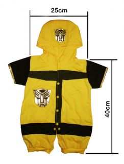 Transformer Bumblebee Baby Costume Size s SC Version