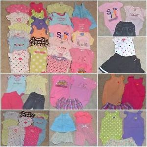 31 PC Lot Spring Summer Clothes Baby Girls Size Newborn 0 3 3 Month Carter'S