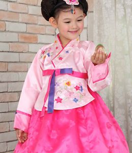 Korean Traditional Clothes HANBOK AGE1 2040 Dress Baby Toddler Girl Child Korea
