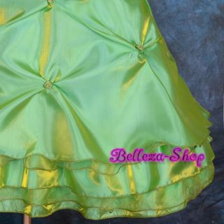 LimeGreen Wedding Flower Girl Pageant Dress Size 8 9