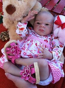 Newborn or Reborn Baby Girl 0 3 Months Carter's Dress Onesie Shoes Clothes Lot