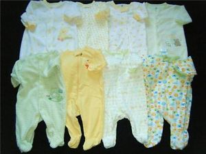 Baby Neutral Unisex Sleeper Pajama Clothes Boy Girl Size Newborn NB 0 Months