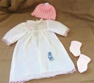 Vintage 70s 80s Precious Sweet Baby Doll Playmates 12" Drink Wet Clothes