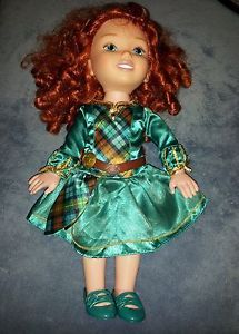 Disney Princess Merida Doll 15" Toddler Doll Clothes Outfit and Shoes