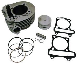 180cc 63mm Big Bore Cylinder Kit for 150cc GY6 Chinese Scooters ATVs and Karts