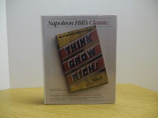 Think and Grow Rich Napoleon Hill 8 Cassettes Hardback Book Study Guide
